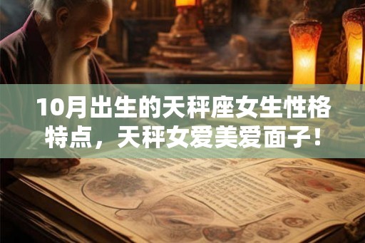 10月出生的天秤座女生性格特点，天秤女爱美爱面子！