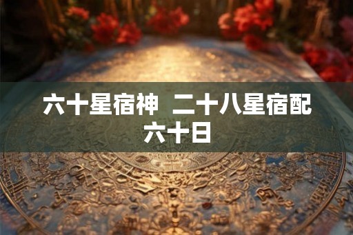 六十星宿神  二十八星宿配六十日