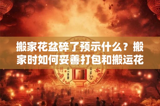 搬家花盆碎了预示什么?搬家时如何妥善打包和搬运花盆 搬家花盆碎了预示什么?搬家时如何妥善打包和搬运花盆