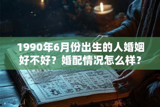 1990年6月份出生的人婚姻好不好?婚配情况怎么样? 1990年6月份出生的人婚姻好不好?婚配情况怎么样?