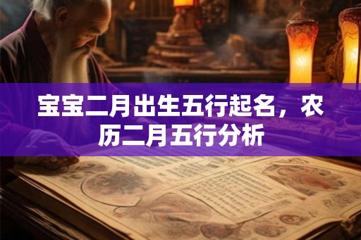 宝宝二月出生五行起名，农历二月五行分析