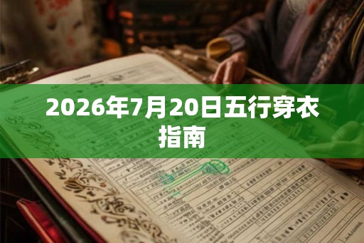 2026年7月20日五行穿衣指南