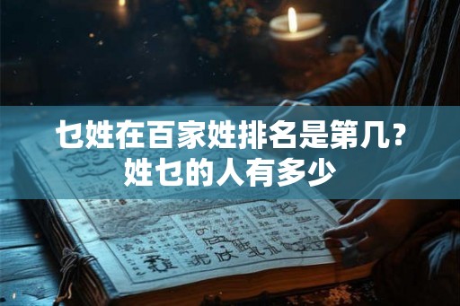 乜姓在百家姓排名是第几？姓乜的人有多少