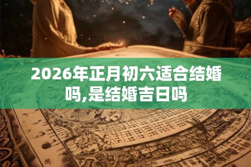 2026年正月初六适合结婚吗,是结婚吉日吗