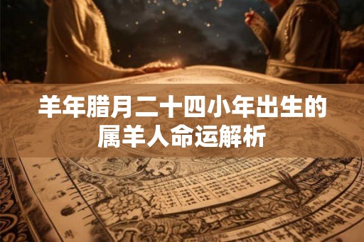 羊年腊月二十四小年出生的属羊人命运解析