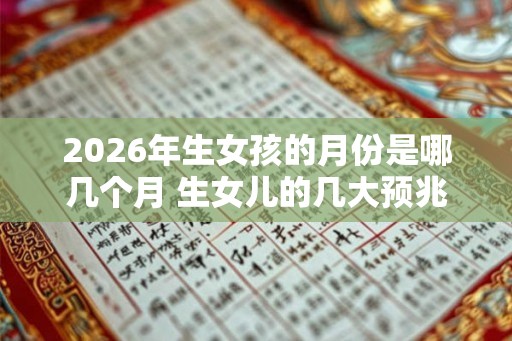 2026年生女孩的月份是哪几个月 生女儿的几大预兆