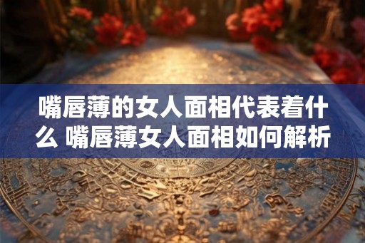 嘴唇薄的女人面相代表着什么 嘴唇薄女人面相如何解析