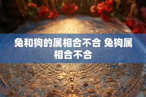 兔和狗的属相合不合 兔狗属相合不合 兔和狗的属相合不合 兔狗属相合不合