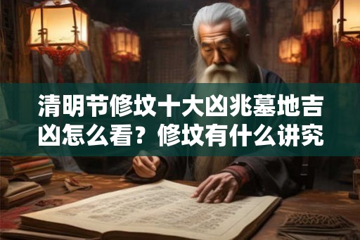 清明节修坟十大凶兆墓地吉凶怎么看？修坟有什么讲究？