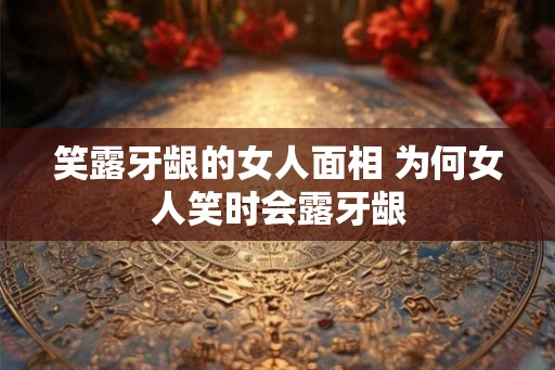 笑露牙龈的女人面相 为何女人笑时会露牙龈 笑露牙龈的女人面相 为何女人笑时会露牙龈