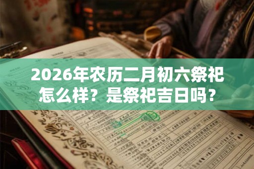 2026年农历二月初六祭祀怎么样？是祭祀吉日吗？