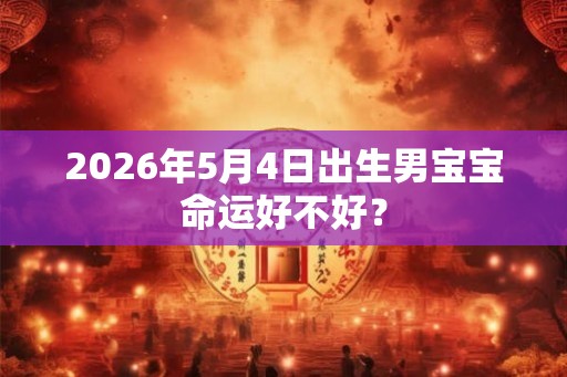 2026年5月4日出生男宝宝命运好不好？