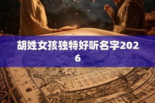 胡姓女孩独特好听名字2026