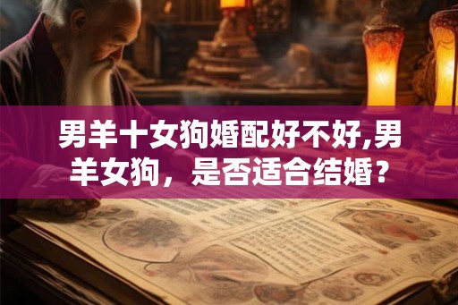 男羊十女狗婚配好不好,男羊女狗，是否适合结婚？