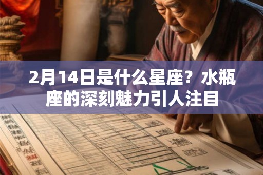 2月14日是什么星座?水瓶座的深刻魅力引人注目 2月14日是什么星座?水瓶座的深刻魅力引人注目