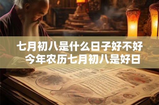 七月初八是什么日子好不好  今年农历七月初八是好日子吗