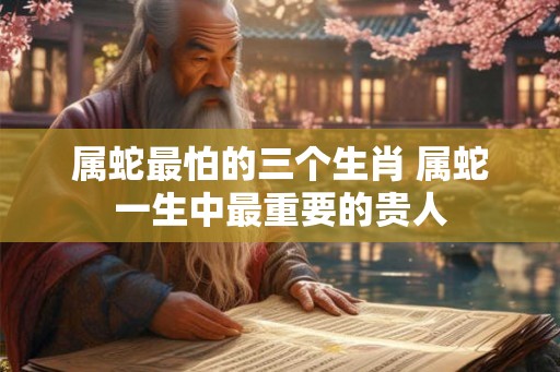 属蛇最怕的三个生肖 属蛇一生中最重要的贵人