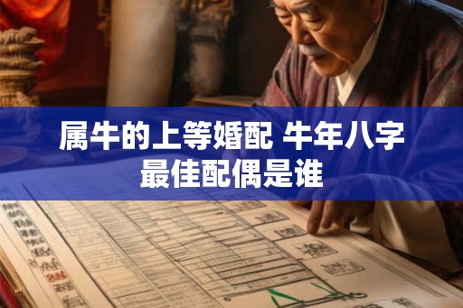 属牛的上等婚配 牛年八字最佳配偶是谁