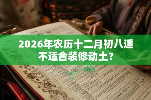 2026年农历十二月初八适不适合装修动土？