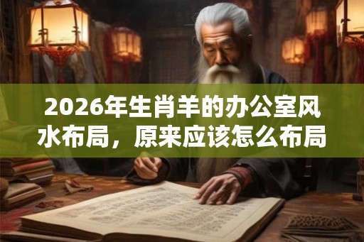 2026年生肖羊的办公室风水布局,原来应该怎么布局 2026年生肖羊的办公室风水布局,原来应该怎么布局