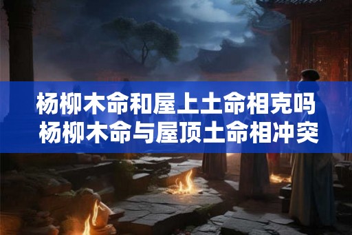 杨柳木命和屋上土命相克吗 杨柳木命与屋顶土命相冲突吗