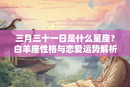 三月三十一日是什么星座？白羊座性格与恋爱运势解析