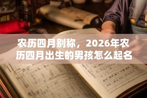 农历四月别称，2026年农历四月出生的男孩怎么起名字？