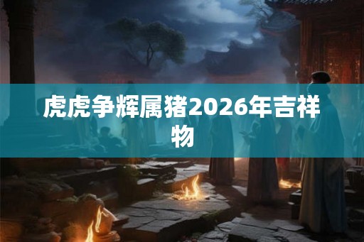 虎虎争辉属猪2026年吉祥物