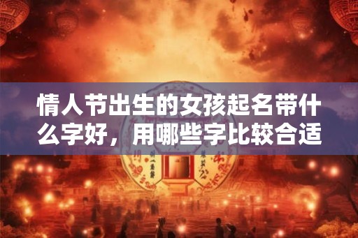 情人节出生的女孩起名带什么字好，用哪些字比较合适