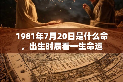 1981年7月20日是什么命,出生时辰看一生命运 1981年7月20日是什么命,出生时辰看一生命运