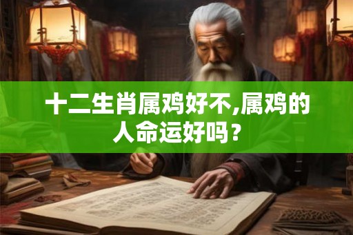 十二生肖属鸡好不,属鸡的人命运好吗？