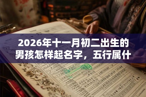 2026年十一月初二出生的男孩怎样起名字,五行属什么 2026年十一月初二出生的男孩怎样起名字,五行属什么