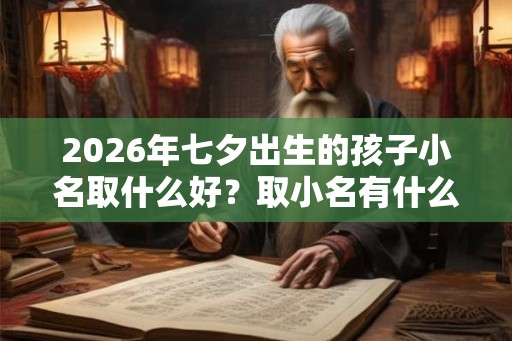 2026年七夕出生的孩子小名取什么好？取小名有什么技巧？