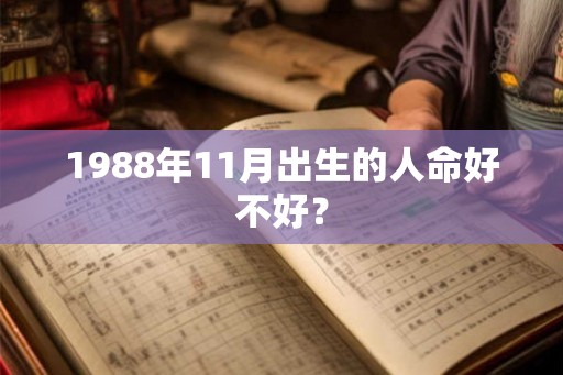 1988年11月出生的人命好不好？