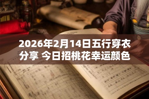 2026年2月14日五行穿衣分享 今日招桃花幸运颜色