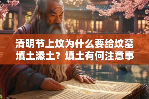 清明节上坟为什么要给坟墓填土添土？填土有何注意事项？