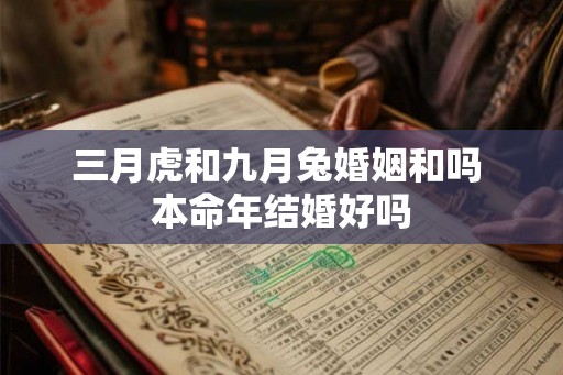 三月虎和九月兔婚姻和吗 本命年结婚好吗
