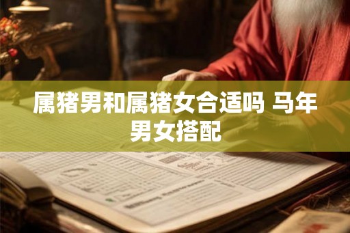 属猪男和属猪女合适吗 马年男女搭配