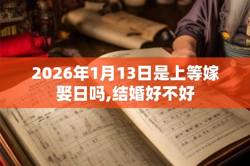 2026年1月13日是上等嫁娶日吗,结婚好不好