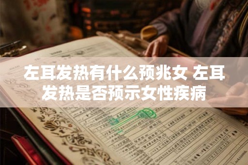 左耳发热有什么预兆女 左耳发热是否预示女性疾病