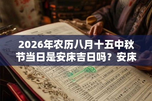 2026年农历八月十五中秋节当日是安床吉日吗？安床合适吗？