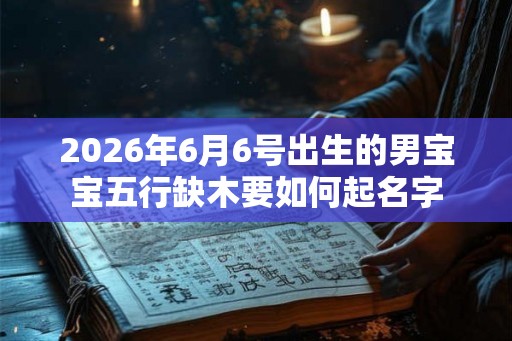 2026年6月6号出生的男宝宝五行缺木要如何起名字