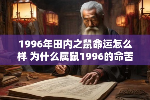 1996年田内之鼠命运怎么样 为什么属鼠1996的命苦 1996年田内之鼠命运怎么样 为什么属鼠1996的命苦
