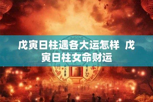 戊寅日柱遇各大运怎样 戊寅日柱女命财运 戊寅日柱遇各大运怎样 戊寅日柱女命财运