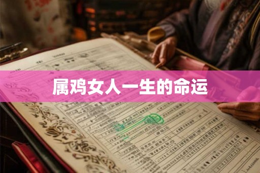 属鸡女人一生的命运 属鸡女人一生的命运