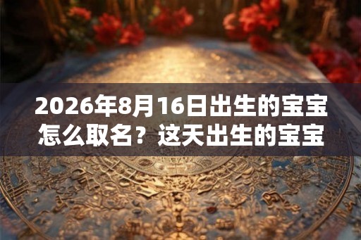 2026年8月16日出生的宝宝怎么取名？这天出生的宝宝好吗？