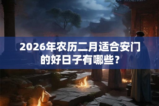 2026年农历二月适合安门的好日子有哪些？