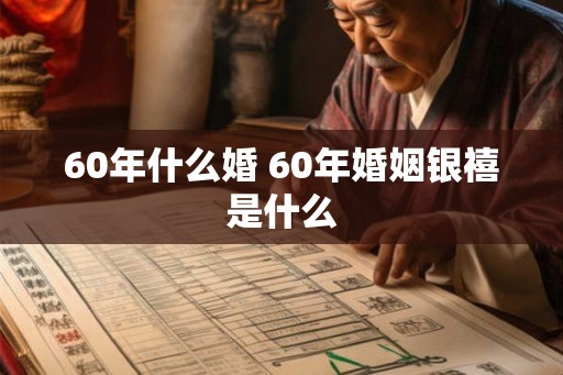60年什么婚 60年婚姻银禧是什么