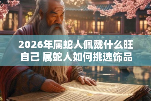 2026年属蛇人佩戴什么旺自己 属蛇人如何挑选饰品