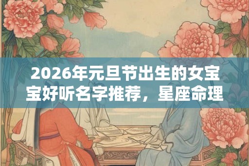 2026年元旦节出生的女宝宝好听名字推荐，星座命理分析